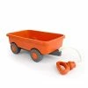 Outlet ❤️ Green Toys Wagon, Orange 4C - Pretend Play, Motor Skills, Kids Outdoor Toy Vehicle. No BPA, Phthalates, PVC. Dishwasher Safe, Recycled Plastic, Made In USA. , Orange 😉