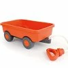 Discount ⭐ Wagon, Orange - Pretend Play, Motor Skills, Kids Outdoor Toy Vehicle. No BPA, Phthalates, PVC. Dishwasher Safe, Recycled Plastic, Made In USA 🤩