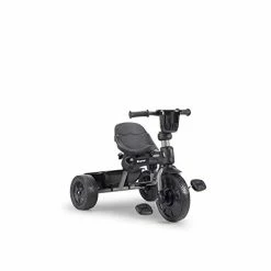Discount 🤩 4.1 Kids Tricycle With 4-Stages Featuring Extra-Wide Front Tire, Removable And Adjustable Parent Handle, Safety Harness, Machine-Washable Seat Pad, And Retractable Canopy (Black) ✔️ -Kids' Tricycles Sales 31h1AJh93sL