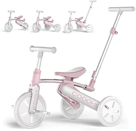 Cheapest โจ Cooghi 3-in-1 Kids Tricycle For Kids Ages 18 Months - 4 Years Old, 3 Wheels Toddler Tricycle With Detachable Pedal And Adjustable Seat, Pink ๐งจ 5 Cheapest โจ Cooghi 3-in-1 Kids Tricycle For Kids Ages 18 Months - 4 Years Old, 3 Wheels Toddler Tricycle With Detachable Pedal And Adjustable Seat, Pink ๐งจ - Image 5