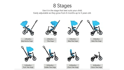 Flash Sale 🧨 Joovy Tricycoo LX Kid's Tricycle, Push Handle, Adjustable Seat, 8 Stages, Pine ❤️ 5 Flash Sale 🧨 Joovy Tricycoo LX Kid's Tricycle, Push Handle, Adjustable Seat, 8 Stages, Pine ❤️ - Image 5