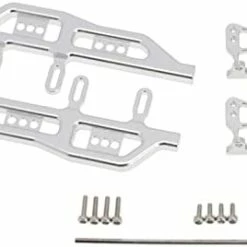 Best Sale 🛒 DKKY DKKY Racing DKKY 1:24 Model Car Parts Metal Side Pedals Frame Pedal 1 Set For Axial SCX24 90081 (Silver) ✔️ -Kids' Tricycles Sales 31yfxBC464L. AC