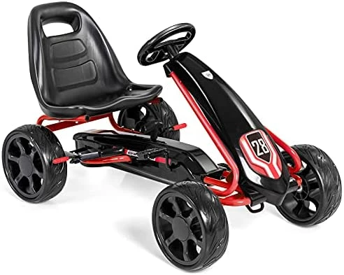 Flash Sale π Pedal Go Kart, 4-Wheel Off Road Pedal Car W/ Handbrake & Clutch, 2-Position Adjustable Seat, Ride On Go Cart For Kids, Gift For Boys π§ Girls(Pink) π 11 Flash Sale π Pedal Go Kart, 4-Wheel Off Road Pedal Car W/ Handbrake & Clutch, 2-Position Adjustable Seat, Ride On Go Cart For Kids, Gift For Boys π§ Girls(Pink) π - Image 11