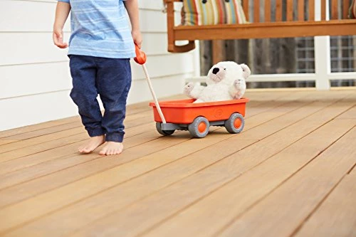Discount ⭐ Wagon, Orange - Pretend Play, Motor Skills, Kids Outdoor Toy Vehicle. No BPA, Phthalates, PVC. Dishwasher Safe, Recycled Plastic, Made In USA 🤩 3 Discount ⭐ Wagon, Orange - Pretend Play, Motor Skills, Kids Outdoor Toy Vehicle. No BPA, Phthalates, PVC. Dishwasher Safe, Recycled Plastic, Made In USA 🤩 - Image 3