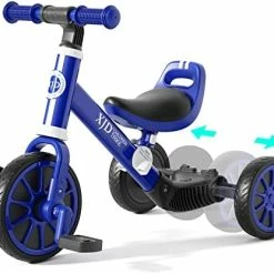 Coupon 🌟 3 In 1 Kids Tricycles For 10 Month To 3 Years Old Kids Trike Toddler Bike Boys 👧 Girls Trikes For Toddler Tricycles Baby Bike Infant Trike With Adjustable Seat Height And Removable Pedal Classic Blue 😉 -Kids' Tricycles Sales 411opwViP2L. AC 2