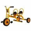 Hot Sale ⭐ WOGDKS Kids Tandem Trike For Riders Ages 3+,Double Seat Toddler Tricycle,Front Big Wheel,Non-Inflatable Wheels,Kids Outdoor Playground Riding Activity,Classroom,Daycare,Preschool Tricycle Red 1 🤩