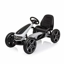 Cheapest โจ COLOR TREE Go Kart For Kids, 4 Wheel Pedal Powered Racer Car, Pedal Go Kart With Music & Horn, Adjustable Seat, Manual Brake, Ride On Pedal Car Toys Gift For Boys ๐ง Girls ๐