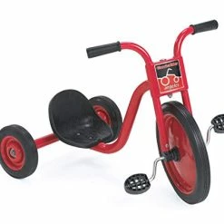 Outlet 🔥 Children's Factory Angeles Taxi Trike, Kids Tandem Tricycle, Red-Blk, AFB1200, Preschool And Playground Learning Activity, Daycare And Classroom Outdoor Play Equipment Red-black 🥰 -Kids' Tricycles Sales 4134S5ZchuL