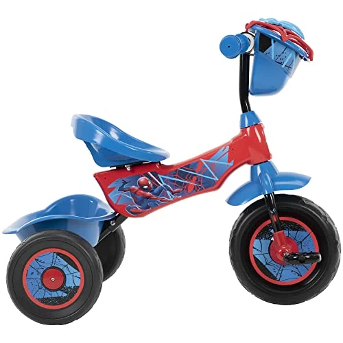 Hot Sale ✔️ Marvel Spider-Man 3 Wheel Preschool Training Tricycle With Steel Frame, Storage Basket, Red & Blue 👍 2 Hot Sale ✔️ Marvel Spider-Man 3 Wheel Preschool Training Tricycle With Steel Frame, Storage Basket, Red & Blue 👍 - Image 2