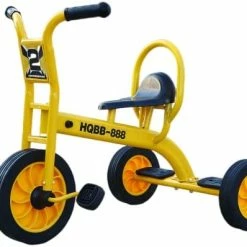 Cheap 👍 MJKCBD Kids Tricycle Perfect For Two Riders Ages 3+ Encourages Active Play, Social Interaction – Daycare And Classroom Outdoor Play Equipment Load 300lbs. ,Red 5107 👍 -Kids' Tricycles Sales 413EjKrXYL. AC