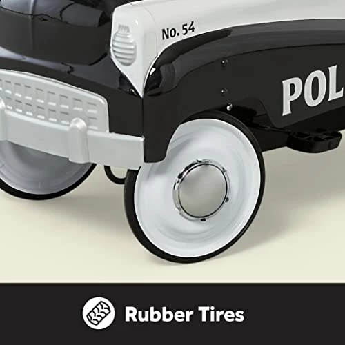 Brand new β¨ Kid Trax Toddler Classic Pedal Car, Kids 3-5 Years Old, Max Weight 59 Lbs, Durable Steel, Police C π 4 Brand new β¨ Kid Trax Toddler Classic Pedal Car, Kids 3-5 Years Old, Max Weight 59 Lbs, Durable Steel, Police C π - Image 4