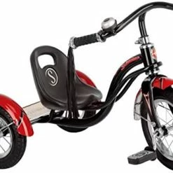 Hot Sale 🔔 Schwinn Roadster Bike For Toddlers, Kids Classic Tricycle, Boys And 👧 Girls Ages 2 - 4 Years Old, Steel Trike Frame, Rear Deck Made Of Genuine Wood, & Fabric Tassels Teal 🔔 -Kids' Tricycles Sales 413teUhujuL. AC