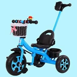 Wholesale 🌟 LSQXSS Kids Tricycles For Age 1.5 To 6 Year Old,Kids Trikes With Detachable Parent Pushrod,Retractable Footrest,Indoor Outdoor Boy Girl Ride-on Bike,Foam Wheel Green 🛒 -Kids' Tricycles Sales 4143BAPjuFL. AC