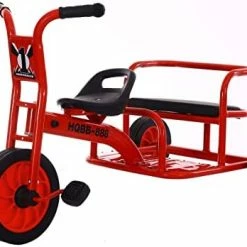 Cheap 🎁 YXWJ Kids Tandem Tricycle/Children Tricycle With Trailer/Preschool Playground Learning Activity, Daycare Classroom Outdoor Play Equipment (Yellow B) 😍 -Kids' Tricycles Sales 414qkSzJOOL. AC