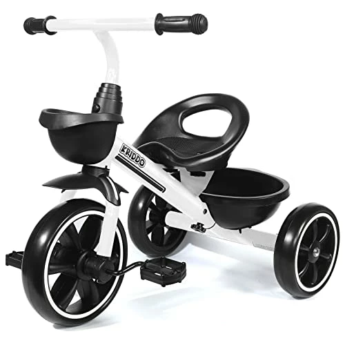 Best reviews of π KRIDDO Kids Tricycles Age 18 Month To 4 Years, Toddler Kids Trike For 1.5 To 3 Year Old, Gift Toddler Tricycles For 2 - 4 Year Olds, Trikes For Toddlers, White π 1 Best reviews of π KRIDDO Kids Tricycles Age 18 Month To 4 Years, Toddler Kids Trike For 1.5 To 3 Year Old, Gift Toddler Tricycles For 2 - 4 Year Olds, Trikes For Toddlers, White π