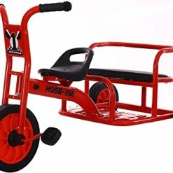 Kids' Tricycles Sales 17 Brand new π YXWJ Preschool Kids Tricycle - For Two Riders Ages 3+ Double Seat Pedal Tricycle Kindergarten And Playground Learning Activity, Daycare And Classroom Outdoor Pla Red 5168 π₯