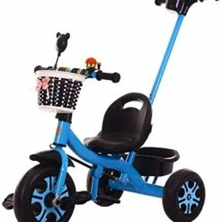 Wholesale 🌟 LSQXSS Kids Tricycles For Age 1.5 To 6 Year Old,Kids Trikes With Detachable Parent Pushrod,Retractable Footrest,Indoor Outdoor Boy Girl Ride-on Bike,Foam Wheel Green 🛒 -Kids' Tricycles Sales 416tcFGLYdL. AC