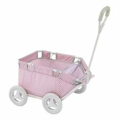 Top 10 π€© Polka Dots Folding Princess Baby Doll Wagon, Stuffed Animal, Toy Storage Wagon, Pink Polka D π₯°