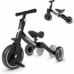 Promo 🔔 Besrey 5 In 1 Toddler Bike For 10 Month To 4 Years Old Kids, Toddler Tricycle Kids Trikes Tricycle, Gift & Toys For Boy & Girl, Balance Training, Removable Pedals Red 🥰 20 Promo 🔔 Besrey 5 In 1 Toddler Bike For 10 Month To 4 Years Old Kids, Toddler Tricycle Kids Trikes Tricycle, Gift & Toys For Boy & Girl, Balance Training, Removable Pedals Red 🥰 -Kids' Tricycles Sales 4176vga5DuS. AC 1