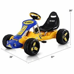 Deals β Kids Pedal Go Kart, 4 Wheel Ride On Car, Pedal Powered Ride On Toys For Boys & π§ Girls With Adjustable Seat, Pedal Cart For Kids 37"Γ 24.8"Γ 20.1" (Yellow) β€οΈ 13 Deals β Kids Pedal Go Kart, 4 Wheel Ride On Car, Pedal Powered Ride On Toys For Boys & π§ Girls With Adjustable Seat, Pedal Cart For Kids 37"Γ 24.8"Γ 20.1" (Yellow) β€οΈ -Kids' Tricycles Sales 417aqEAo3ZL