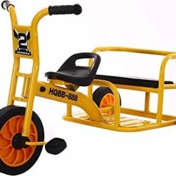 Brand new 🎉 YXWJ Preschool Kids Tricycle - For Two Riders Ages 3+ Double Seat Pedal Tricycle Kindergarten And Playground Learning Activity, Daycare And Classroom Outdoor Pla Red 5168 🔥 -Kids' Tricycles Sales 417beDbhbKL. AC