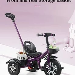 Flash Sale ๐ LSQXSS Kids Tricycles For Age 18 Month To 3 Years,Toddler Trikes With Auxiliary Push Handle,3 Wheelers Bicycle For Boys And ๐ง Girls,Non-Inflatable Titanium Wheel,Ride-on Bikes Blue ๐งจ 11 Flash Sale ๐ LSQXSS Kids Tricycles For Age 18 Month To 3 Years,Toddler Trikes With Auxiliary Push Handle,3 Wheelers Bicycle For Boys And ๐ง Girls,Non-Inflatable Titanium Wheel,Ride-on Bikes Blue ๐งจ -Kids' Tricycles Sales 417tQBKwuOL