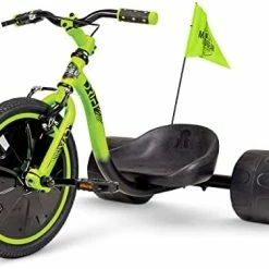Best Sale 💯 Drift Trike - Strong Steel Frame Tricycle - Adjustable Seat Black Green Machine For 5 Yrs + Neochrom ❤️ -Kids' Tricycles Sales 417uuC5YKnL. AC