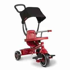 Flash Sale 🌟 Pedal & Push 4-in-1 Stroll ' N Trike®, Red Tricycle, For Toddlers Ages 1-5 (Amazon Exclusive), Toddler Bik 🥰