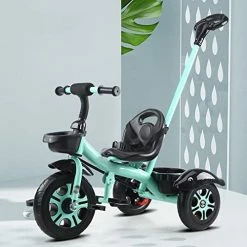 Flash Sale ๐ LSQXSS Kids Tricycles For Age 18 Month To 3 Years,Toddler Trikes With Auxiliary Push Handle,3 Wheelers Bicycle For Boys And ๐ง Girls,Non-Inflatable Titanium Wheel,Ride-on Bikes Blue ๐งจ 13 Flash Sale ๐ LSQXSS Kids Tricycles For Age 18 Month To 3 Years,Toddler Trikes With Auxiliary Push Handle,3 Wheelers Bicycle For Boys And ๐ง Girls,Non-Inflatable Titanium Wheel,Ride-on Bikes Blue ๐งจ -Kids' Tricycles Sales 418rGv7YlyL. AC