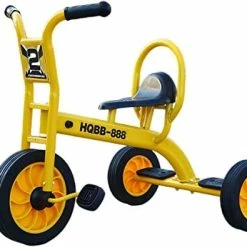 Cheap 🎁 YXWJ Kids Tandem Tricycle/Children Tricycle With Trailer/Preschool Playground Learning Activity, Daycare Classroom Outdoor Play Equipment (Yellow B) 😍 -Kids' Tricycles Sales 419L0Qi4EaL. AC 1