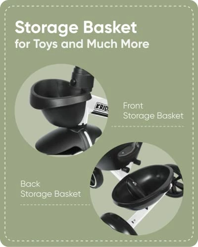 Best reviews of π KRIDDO Kids Tricycles Age 18 Month To 4 Years, Toddler Kids Trike For 1.5 To 3 Year Old, Gift Toddler Tricycles For 2 - 4 Year Olds, Trikes For Toddlers, White π 6 Best reviews of π KRIDDO Kids Tricycles Age 18 Month To 4 Years, Toddler Kids Trike For 1.5 To 3 Year Old, Gift Toddler Tricycles For 2 - 4 Year Olds, Trikes For Toddlers, White π - Image 6