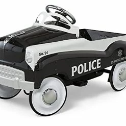 Brand new ✨ Kid Trax Toddler Classic Pedal Car, Kids 3-5 Years Old, Max Weight 59 Lbs, Durable Steel, Police C 🎁