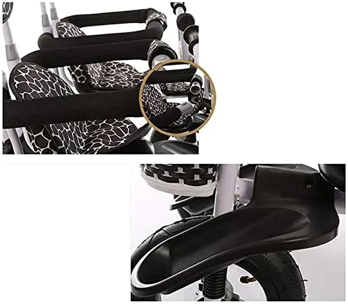 Outlet 🤩 NUBAO Stroller Wagon Trike Children Tricycle Kids Trike, Double Tricycle Lightweight 2-Seat Bicycle Twin Stroller With Detachable Canopy,Safe And Comfort For Kids From 6 Months To 4 Years Old Over 1 Year Ol 🥰 4 Outlet 🤩 NUBAO Stroller Wagon Trike Children Tricycle Kids Trike, Double Tricycle Lightweight 2-Seat Bicycle Twin Stroller With Detachable Canopy,Safe And Comfort For Kids From 6 Months To 4 Years Old Over 1 Year Ol 🥰 - Image 4
