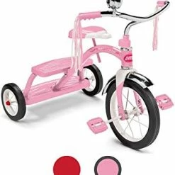 New π Classic Pink Dual Deck Tricycle Ride On, 31.5L X 24.5W X 21.5H In π 18 New π Classic Pink Dual Deck Tricycle Ride On, 31.5L X 24.5W X 21.5H In π -Kids' Tricycles Sales 41CWX5sbvBL. AC 1