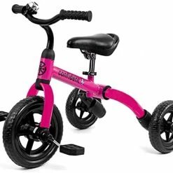 Cheap 👏 3 In 1 Toddler Tricycles For 2 - 4 Years Old Boys And 👧 Girls With Detachable Pedal And Bell | Foldable Baby Balance Bike Riding Toys For 24 Month Up Kids | Infant First 🎂 Birthday New Year Gift Blue 💯 -Kids' Tricycles Sales 41Co5YsUPqL. AC