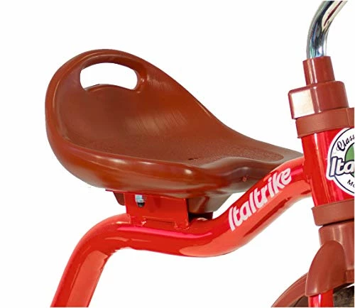 Hot Sale ❤️ Italtrike Transporter Classic Tricycle With Basket For Toddlers And Kids, Adjustable Seat (Red) 😉 4 Hot Sale ❤️ Italtrike Transporter Classic Tricycle With Basket For Toddlers And Kids, Adjustable Seat (Red) 😉 - Image 4