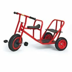 Outlet 🔥 Children's Factory Angeles Taxi Trike, Kids Tandem Tricycle, Red-Blk, AFB1200, Preschool And Playground Learning Activity, Daycare And Classroom Outdoor Play Equipment Red-black 🥰 -Kids' Tricycles Sales 41FJIGkfY7L 1