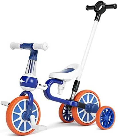 Budget π― GLAF Toddler Tricycle For 1-3 Years Olds Kids Trike Bike For Ages 2 π§ Girls Boys 4 In 1 Toddlers Bike With Push Handle Removable Pedal And Adjustable Seat Height Blue π₯° 8 Budget π― GLAF Toddler Tricycle For 1-3 Years Olds Kids Trike Bike For Ages 2 π§ Girls Boys 4 In 1 Toddlers Bike With Push Handle Removable Pedal And Adjustable Seat Height Blue π₯° - Image 8