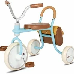 Outlet 🤩 JOYSTAR Toddler Tricycle For 2-4 Year Old Boys And 👧 Girls, Baby Balance Bike With Pedals, Retro Style Trike With 3 Wheels, First Toddler Bikes, 1st 🎂 Birthday Gifts Z-pink 🥰 -Kids' Tricycles Sales 41GBIsWuDIL. AC