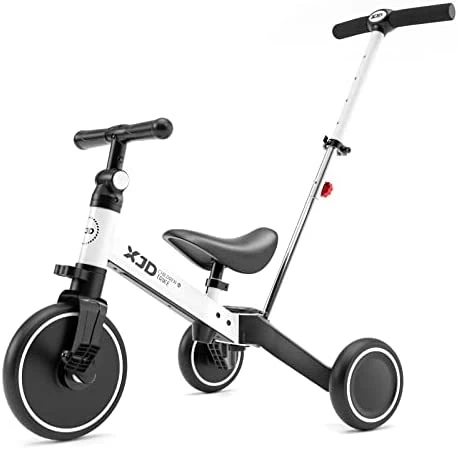 Promo 🔥 XJD 7 In 1 Toddler Bike With Push Handle For 1 To 3 Years Old Kids Toddler Tricycle With Push Handle For Boy Girl Baby Bike Infant Trike Kids Trikes (White) 🔔 9 Promo 🔥 XJD 7 In 1 Toddler Bike With Push Handle For 1 To 3 Years Old Kids Toddler Tricycle With Push Handle For Boy Girl Baby Bike Infant Trike Kids Trikes (White) 🔔 - Image 9