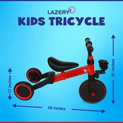 Best reviews of 🛒 3-in-1 Toddler Tricycle - Kids Riding Toys With Removable Pedal, Adjustable Seat, Non-Slip Handlebars - Convert To Push Bike, Balance Bike & 3-Wheeler - Suitable For Children Ages 2-4 Years Old 😍 -Kids' Tricycles Sales 41HVkss2v7L