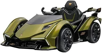 Discount 😉 Akott Lamborghini V12 Vision Gran Turismo Ride On Sports Car For Kids., Army Green, Large ❤️ 5 Discount 😉 Akott Lamborghini V12 Vision Gran Turismo Ride On Sports Car For Kids., Army Green, Large ❤️ - Image 5