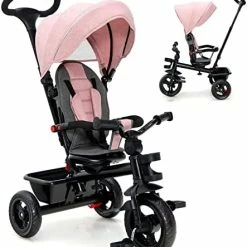 Brand new 𧨠HONEY JOY Tricycle, 5-in-1 Baby Tricycle Stroller W/Adjustable Push Handle & Canopy, Reversible Seat, EVA Wheels Cup Holder & Storage Basket, Push Tricycles For Toddlers Age 1.5-5 Year Old (Pink) π 17 Brand new 𧨠HONEY JOY Tricycle, 5-in-1 Baby Tricycle Stroller W/Adjustable Push Handle & Canopy, Reversible Seat, EVA Wheels Cup Holder & Storage Basket, Push Tricycles For Toddlers Age 1.5-5 Year Old (Pink) π -Kids' Tricycles Sales 41HcnQP6pWL. AC