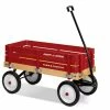 New ✨ Radio Flyer Town And Country Wagon, Wooden Red Wagon 🥰