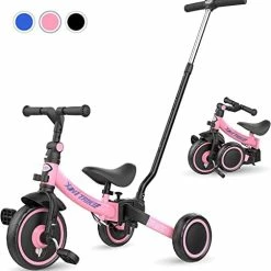 New ❤️ PLEKER 3 In 1 Toddler Bikes For 10 Month To 4 Years Old Kids Tricycles For Toddlers Balance Bike For 👧 Girls And Boys Yellow ⌛ -Kids' Tricycles Sales 41LjHIj2pdL. AC