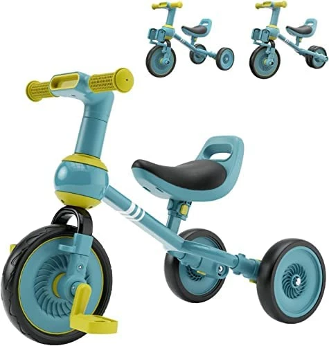 Budget π― GLAF Toddler Tricycle For 1-3 Years Olds Kids Trike Bike For Ages 2 π§ Girls Boys 4 In 1 Toddlers Bike With Push Handle Removable Pedal And Adjustable Seat Height Blue π₯° 11 Budget π― GLAF Toddler Tricycle For 1-3 Years Olds Kids Trike Bike For Ages 2 π§ Girls Boys 4 In 1 Toddlers Bike With Push Handle Removable Pedal And Adjustable Seat Height Blue π₯° - Image 11