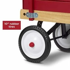 New ✨ Radio Flyer Town And Country Wagon, Wooden Red Wagon 🥰 -Kids' Tricycles Sales 41OjkDD8VQL
