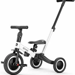 Best Sale 👍 Newyoo 5 In 1 Toddler Tricycle With Parent Steering Push Handle For 1,2,3 Years Old Boys And 👧 Girls, Kids Push Trike, Toddler Bike With Removable Pedals, Adjustable Seat And Handle (Grey) Yellow-006 😀 16 Best Sale 👍 Newyoo 5 In 1 Toddler Tricycle With Parent Steering Push Handle For 1,2,3 Years Old Boys And 👧 Girls, Kids Push Trike, Toddler Bike With Removable Pedals, Adjustable Seat And Handle (Grey) Yellow-006 😀 -Kids' Tricycles Sales 41PuvY7tieL. AC
