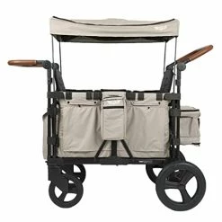 Best deal 🔔 Keenz XC Luxury Kids Stroller Wagon For 2 High Back Removeable Seats 5-Point Safety Harnesses, Push/Pull, Snack Tray, Storage, UV Protected Canopy System & Blackout Panels, Smoke Grey Smoke / Grey 🔔 -Kids' Tricycles Sales 41RrC6tuqBL 2