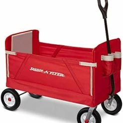 New ✨ Radio Flyer 3 In 1 Off-Road EZ Fold Wagon With Canopy, Red Folding Wagon 💯 -Kids' Tricycles Sales 41StzX9iqL. AC